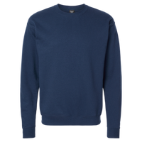 Hanes Unisex Perfect Sweats Crewneck Sweatshirt, Navy, Front view