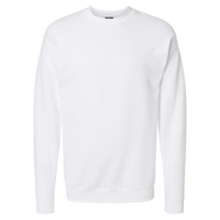 Hanes Unisex Perfect Sweats Crewneck Sweatshirt, White, Front view
