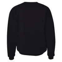 Hanes Unisex Ultimate Cotton® Crewneck Sweatshirt, Black, Back view