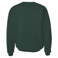 Hanes Unisex Ultimate Cotton® Crewneck Sweatshirt, Deep Forest, Back view