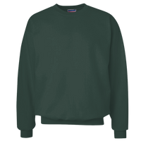 Hanes Unisex Ultimate Cotton® Crewneck Sweatshirt, Deep Forest, Front view