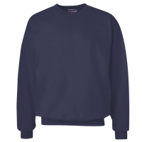 Hanes Unisex Ultimate Cotton® Crewneck Sweatshirt, Navy, Front view