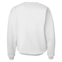 Hanes Unisex Ultimate Cotton® Crewneck Sweatshirt, White, Back view