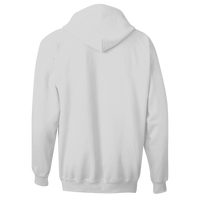 Hanes Unisex Ultimate Cotton® Full-Zip Hooded Sweatshirt, Ash, Back view