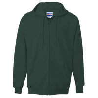 Hanes Unisex Ultimate Cotton® Full-Zip Hooded Sweatshirt, Deep Forest, Front view