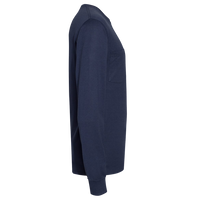 Hanes Unisex Workwear Long Sleeve Pocket T-Shirt, Navy, Right Sleeve view