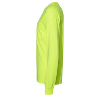 Hanes Unisex Workwear Long Sleeve Pocket T-Shirt, Safety Green, Left Sleeve view