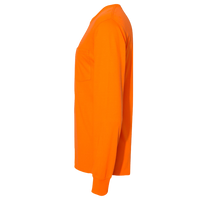 Hanes Unisex Workwear Long Sleeve Pocket T-Shirt, Safety Orange, Left Sleeve view