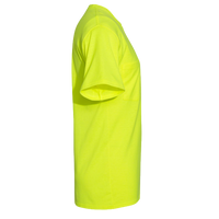 Hanes Unisex Workwear Pocket T-Shirt, Safety Green, Right Sleeve view