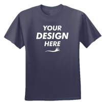 Hanes Women's Cool DRI® Performance T-Shirt, Navy, Front view, Mockup