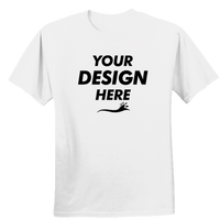 Hanes Women's Cool DRI® Performance T-Shirt, White, Front view, Mockup