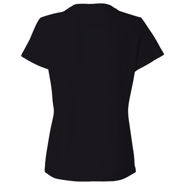 Hanes Women's Perfect-T T-Shirt, Black, Back view