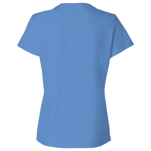 Hanes Women's Perfect-T T-Shirt, Carolina Blue, Back view