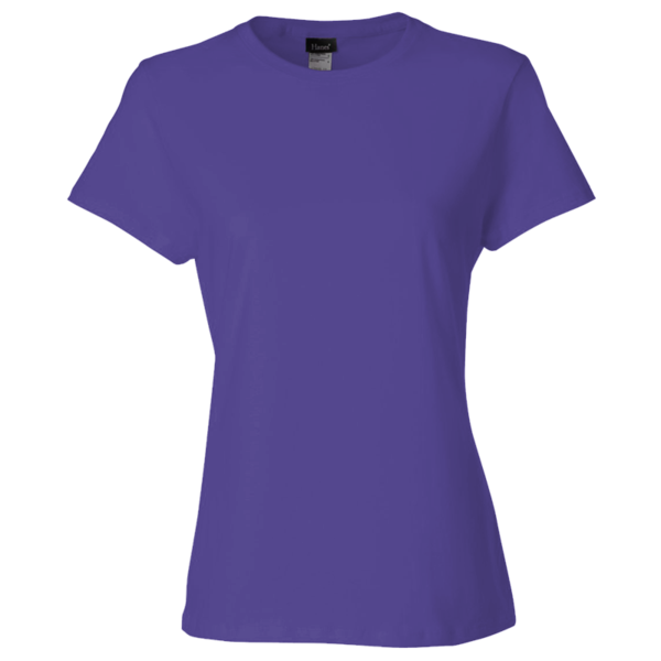 Hanes Women's Perfect-T T-Shirt, Purple, Front view