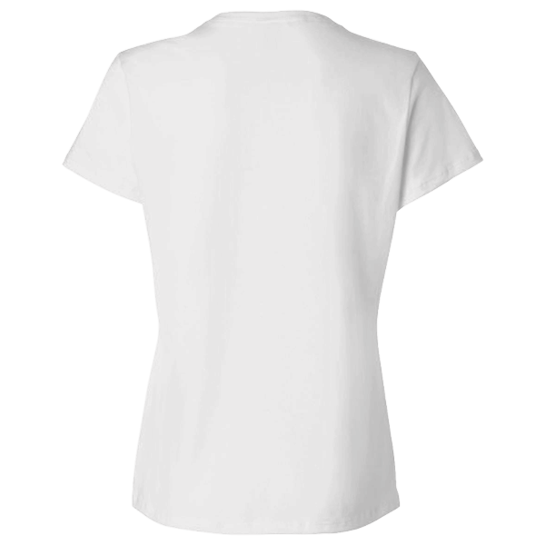 Hanes Women's Perfect-T T-Shirt, White, Back view