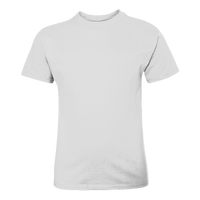 Hanes Youth Authentic T-Shirt, Ash, Front view
