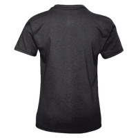 Hanes Youth Authentic T-Shirt, Black, Back view
