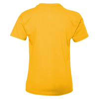 Hanes Youth Authentic T-Shirt, Gold, Back view