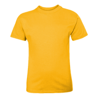 Hanes Youth Authentic T-Shirt, Gold, Front view
