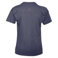 Hanes Youth Authentic T-Shirt, Navy, Back view