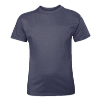 Hanes Youth Authentic T-Shirt, Navy, Front view