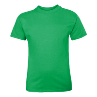 Hanes Youth Authentic T-Shirt, Shamrock Green, Front view