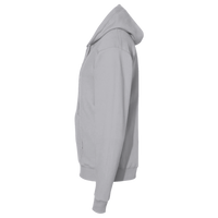 Hanes Youth EcoSmart® Full-Zip Hooded Sweatshirt, Light Steel, Left Sleeve view