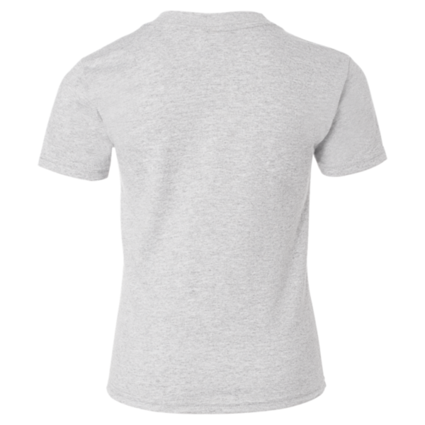 Hanes Youth EcoSmart® T-Shirt, Ash, Back view