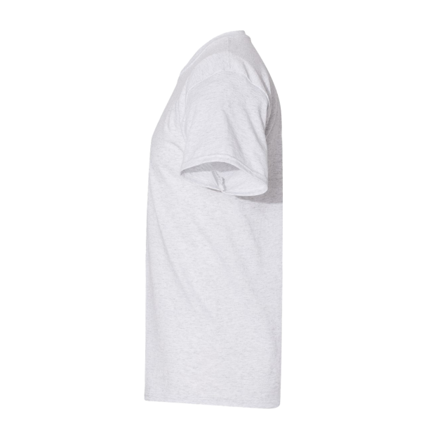 Hanes Youth EcoSmart® T-Shirt, Ash, Left Sleeve view