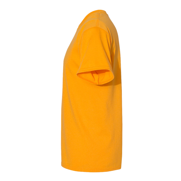 Hanes Youth EcoSmart® T-Shirt, Gold, Left Sleeve view