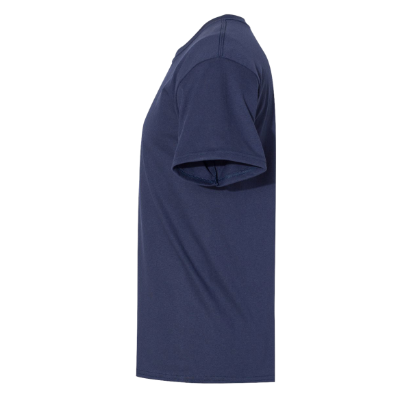 Hanes Youth EcoSmart® T-Shirt, Navy, Left Sleeve view