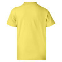 Hanes Youth EcoSmart® T-Shirt, Yellow, Back view