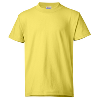 Hanes Youth EcoSmart® T-Shirt, Yellow, Front view