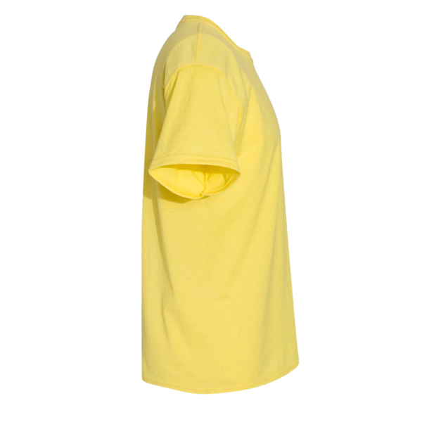 Hanes Youth EcoSmart® T-Shirt, Yellow, Right Sleeve view