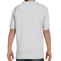 Hanes Youth Essential-T T-Shirt, Ash, Back view