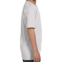 Hanes Youth Essential-T T-Shirt, Ash, Right Sleeve view