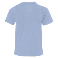 Hanes Youth Perfect-T T-Shirt, Light Blue, Back view