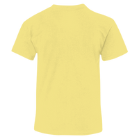 Hanes Youth Perfect-T T-Shirt, Yellow, Back view
