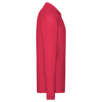 Harriton Men's Advantage Long Sleeve Tactical Polo, Red, Right Sleeve view