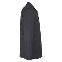Harriton Men's Advantage Snag Protection Plus IL Long Sleeve Polo, Dark Charcoal, Right Sleeve view