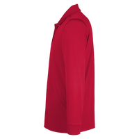 Harriton Men's Advantage Snag Protection Plus IL Long Sleeve Polo, Red, Left Sleeve view