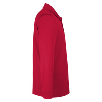Harriton Men's Advantage Snag Protection Plus IL Long Sleeve Polo, Red, Right Sleeve view