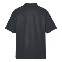 Harriton Men's Advantage Snag Protection Plus Polo, Dark Charcoal, Back view
