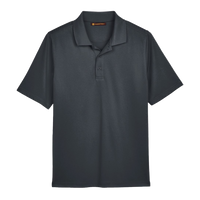Harriton Men's Advantage Snag Protection Plus Polo, Dark Charcoal, Front view