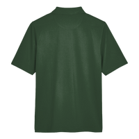 Harriton Men's Advantage Snag Protection Plus Polo, Dark Green, Back view