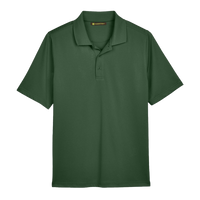 Harriton Men's Advantage Snag Protection Plus Polo, Dark Green, Front view