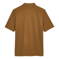 Harriton Men's Advantage Snag Protection Plus Polo, Duck Brown, Back view