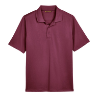 Harriton Men's Advantage Snag Protection Plus Polo, Maroon, Front view