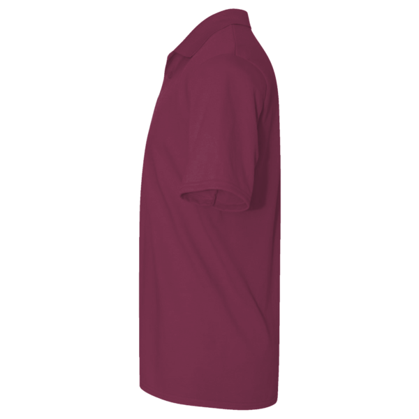 Harriton Men's Advantage Snag Protection Plus Polo, Maroon, Left Sleeve view