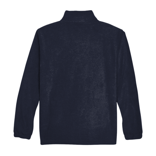 Harriton Men's Full-Zip Fleece, Navy, Back view